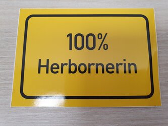 Aufkleber Herbornerin